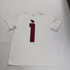 Nike N199PSW-10A Arizona Cardinals Men's White Logo Graphic T-Shirt Size Medium